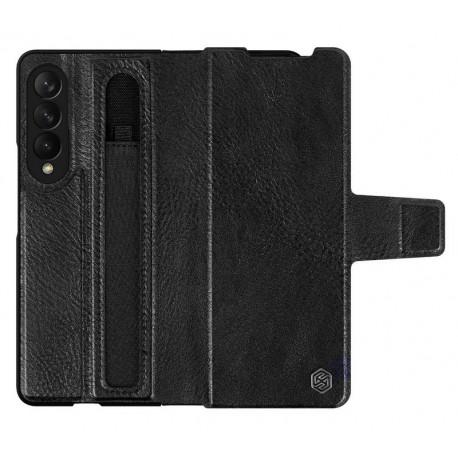 Nillkin Aoge Leather, Nahkkaaned Samsung Galaxy Z Fold3 5G, F926, 2021 - Must