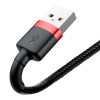 Baseus Cafule, Kaabel, juhe USB Male - Lightning, 3m, iPhone, iPad - Punane-Must