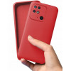 Silicon, Ümbris Xiaomi Redmi 10C, 2022 - Punane