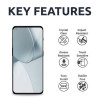 Kaitseklaas 5D, OnePlus 10 Pro, 2022 - Must