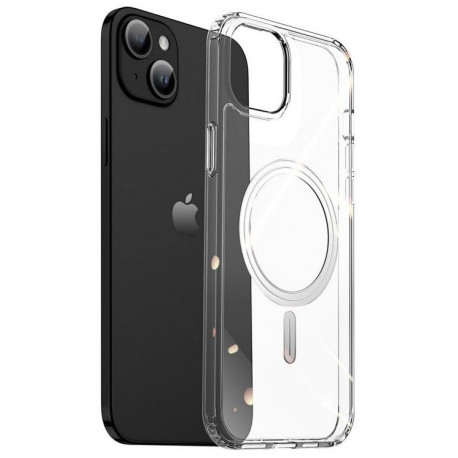 Clin MagSafe, Ümbris Apple iPhone 15 Plus, 6.7" 2023 - Läbipaistev