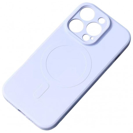 Silicon, Magsafe Ümbris Apple iPhone 15 Plus, 6.7" 2023 - Helesinine