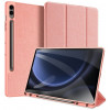 Premium Flex, Kaaned Samsung Galaxy Tab S9+ / S9 FE+ 2023, X810, X816, X610, X616, 12.4" - Roosa
