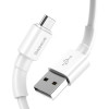 Baseus Mini, Kaabel, juhe USB Male - MicroUSB Male, 4A, 1.0m - Valge