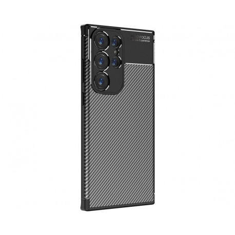 Vennus Carbon, Ümbris Samsung Galaxy S24 Ultra, S928, 2024 - Must