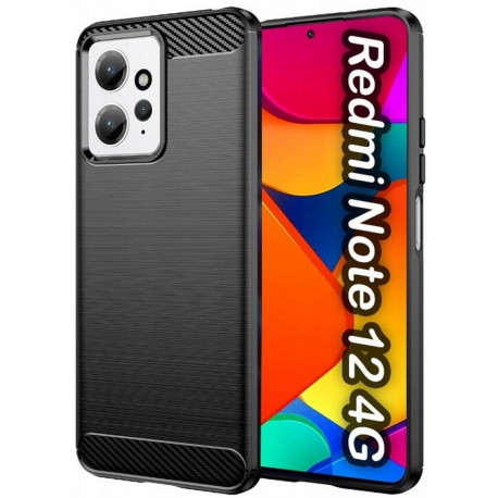 Carbon, Ümbris Xiaomi Redmi Note 12 4G, 2023 - Must