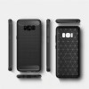 Carbon, Ümbris Samsung Galaxy S8, G950, G9500, 2017 - Must