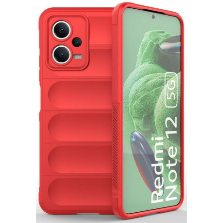 Magic Shield, Ümbris Xiaomi Redmi Note 12 5G, Poco X5 5G, 2023 - Punane