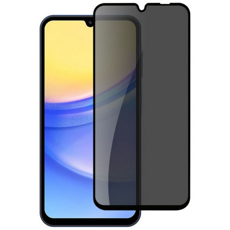 PRIVAATNE Kaitseklaas 5D, Samsung Galaxy A15, A25, 2024 - Black