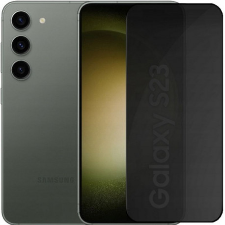PRIVAATNE Kaitseklaas 5D, Samsung Galaxy S23, S911, 2023 - Must