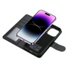 2in1 Magnetiga, Magsafe Ümbris - Kaaned Apple iPhone 14 Pro, 6.1" 2022 - Must
