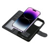 2in1 Magnetiga, Magsafe Ümbris - Kaaned Apple iPhone 14, 6.1" 2022 - Must