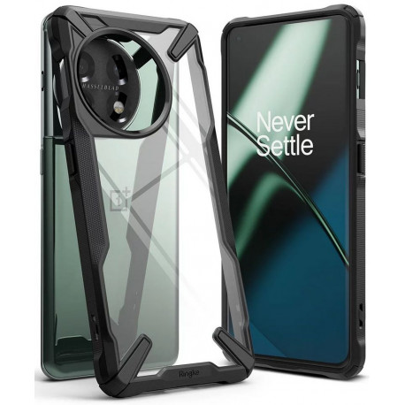 Ringke Fusion X, Turvaümbris OnePlus 11, 2023 - Must