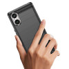 Carbon, Ümbris Sony Xperia 5 V, 2023 - Must