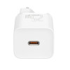 Baseus Super Si 1C Kiirlaadija, USB Type-C, Quick Charger 25W EU - White