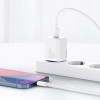 Baseus Super Si 1C Kiirlaadija, USB Type-C, Quick Charger 30W EU - White