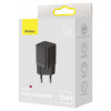 Baseus GaN3 1C Kiirlaadija, USB Type-C, Quick Charger 30W EU - Black