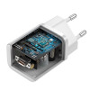 Baseus Super Si 1C Kiirlaadija 25W EU + juhe Type-C to Type-C 1m - Valge