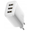 Seinalaadija, Baseus Compact, 3xUSB-porti adapter, 17W, 3.4A, 5V - Valge