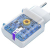 Seinalaadija, Dudao Kiirlaadija, USB-A, QC 3.0, Quick Charger, 18W - Valge