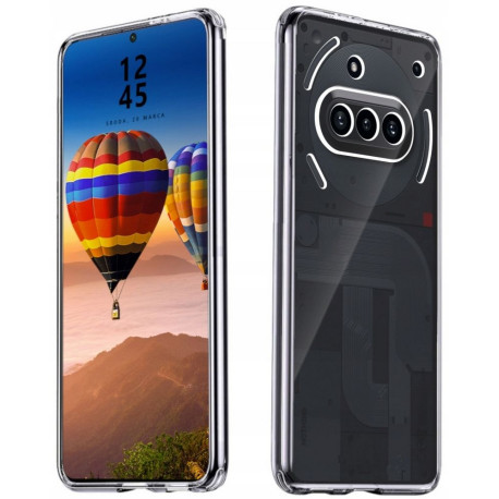 Clear, Ümbris Nothing Phone 3a, 2025 - Läbipaistev