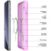 Yind, MagSafe Ümbris Samsung Galaxy S25+, S936, 2025 - Roosa