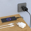 Seinalaadija, Dudao, 1xUSB-port adapter, 5V, 2.4A - Valge