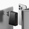 Baseus GaN5 Pro 1xUSB-A + 2xUSB-C, Type-C Juhe 1m, 140W, EU - Must