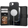 2in1 Magnetiga, Magsafe Ümbris - Kaaned Apple iPhone 16e, 6.1" 2025 - Must