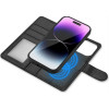 2in1 Magnetiga, Magsafe Ümbris - Kaaned Apple iPhone 16e, 6.1" 2025 - Must