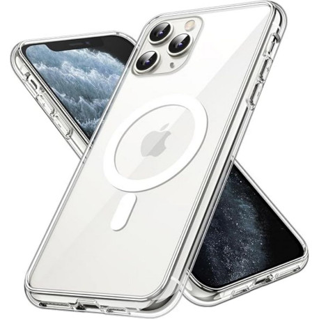 Clear Rugged, MagSafe Ümbris Apple iPhone 11 Pro, 5.8" 2019 - Läbipaistev