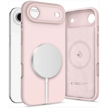 Silicon, Magsafe Ümbris Apple iPhone 17 Air, 6.5" 2025 - Roosa