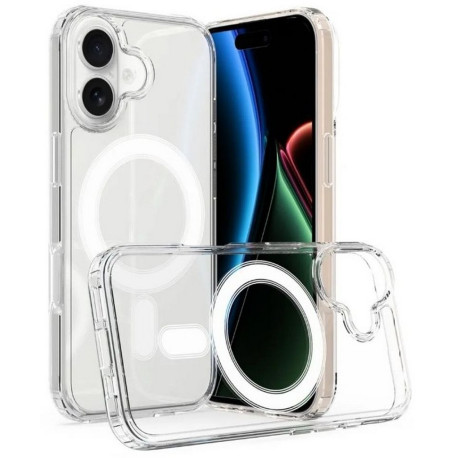 Clear Rugged, MagSafe Ümbris Apple iPhone 17, 6.3" 2025 - Läbipaistev