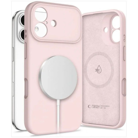 Silicon, Magsafe Ümbris Apple iPhone 17, 6.3" 2025 - Roosa