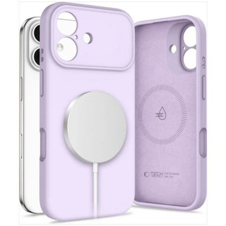 Silicon, Magsafe Ümbris Apple iPhone 17, 6.3" 2025 - Lilla