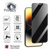 PRIVAATNE Kaitseklaas 5D, Apple iPhone 13 Mini, 5.4" 2021 - Must