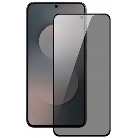 PRIVAATNE Kaitseklaas 5D, Samsung Galaxy S25 FE, S731, 2025 - Must