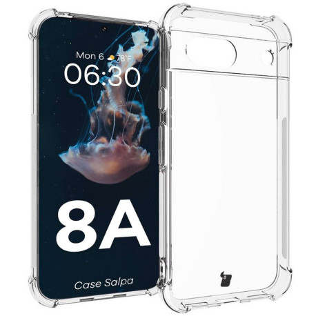 Bizon, Salpa Ümbris Google Pixel 8a, 2024 - Läbipaistev
