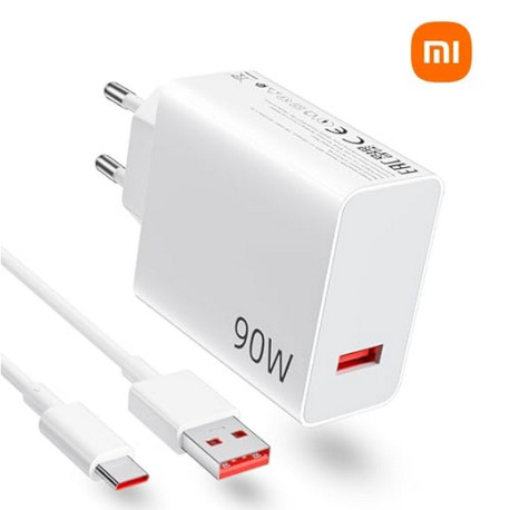 Seinalaadija, Xiaomi Originaal Kiirlaadija, 1xType-A port adapter + Type-C Juhe 1m, 90W