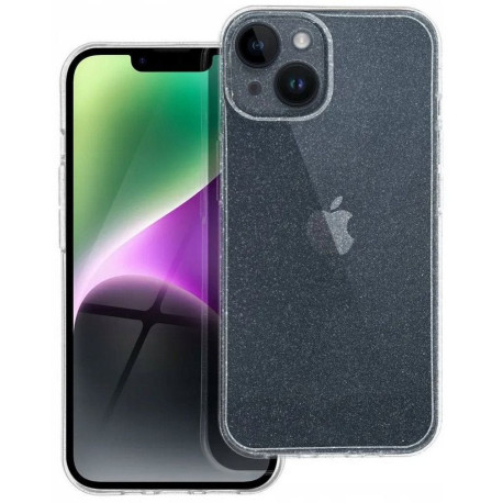 Glisters, Ümbris Apple iPhone 15, 6.1" 2023 - Läbipaistev