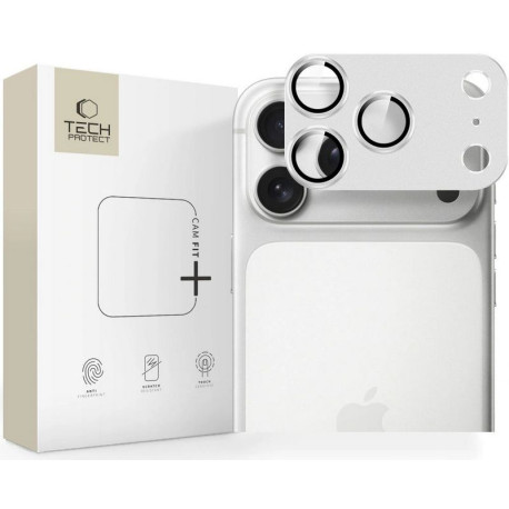 Tagakaamera Kaitseklaas 5D, Apple iPhone 17 Pro, 6.3" 2025 - Hõbe