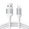 Joyroom Extraordinary Series A10, Kaabel, juhe USB Type-A Male - Lightning, 2.4A, 1.2m - Valge