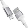 Joyroom Extraordinary Series A10, Kaabel, juhe USB Type-A Male - Lightning, 2.4A, 1.2m - Valge