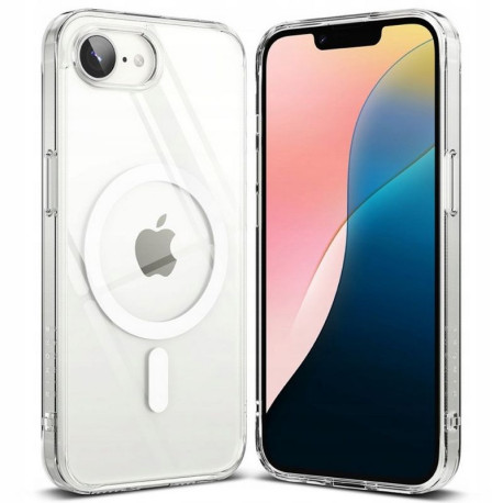 Ümbris MagSafe, Apple iPhone 16e, 17e, 6.1" 2025/26 - Läbipaistev