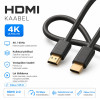 Nutipesa, kaabel, HDMI Male/HDMI Male, v2.0, 4K, 3840x2160, Type A-A, 1.8m - Must