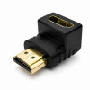 Üleminek, 90 kraadi, HDMI Male - HDMI Female - Must