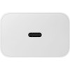 Seinalaadija, Samsung Originaal, 1xType-C port adapter + Type-C Juhe 1.8m, 45W, Fast Charging -Valge