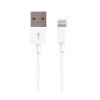 Forever Smart, Kaabel, juhe USB Male - Lightning (8-pin), 1m, 1A, iPhone, iPad - Valge