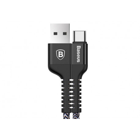 Baseus Confidant Anti-break, Kaabel, juhe USB Male - USB Type-C Male, 1m - Must