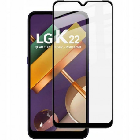 Kaitseklaas 5D, LG K22, 2020 - Must